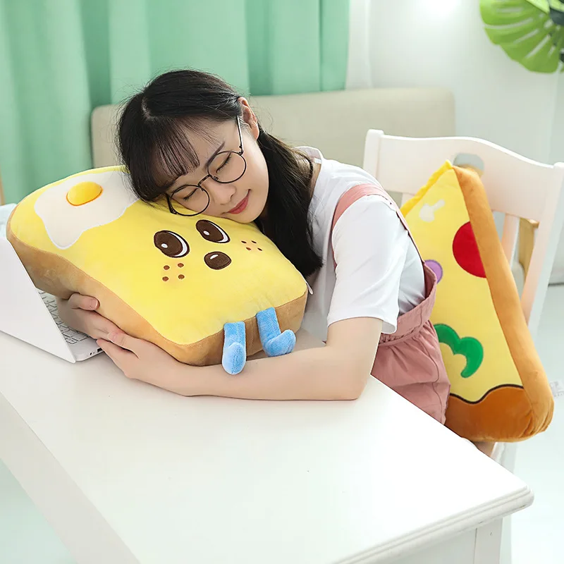 Милые продукты поп Кукуруза гамбургер плюшевые игрушки Моделирование Kawaii экспрессии пиццы мягкая подушка куклы дети Nap Подушка игрушка