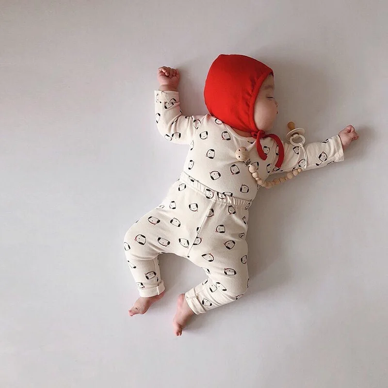 Милый детский комплект для сна MILANCEL с принтом собаки одежда маленьких девочек и