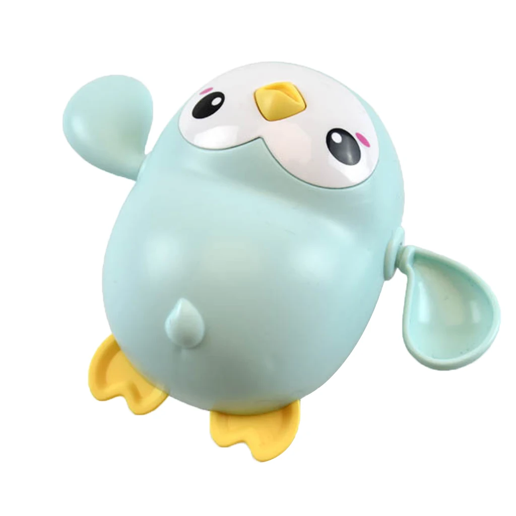 Wind Up Swimming Penguin Toddler Baby Bathing Pools Paddling Water Floating Toy Kids Baby Bath Bathtub Water Play Toys