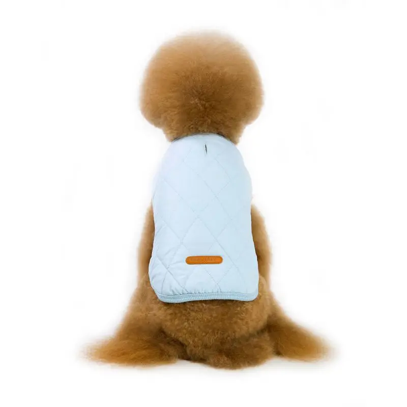 

Winter Dog Clothes Casual Rhombus Pattern Coat Puppy Soft Warm Jacket Dog Accessories for Pet Dog Puppy Supplies