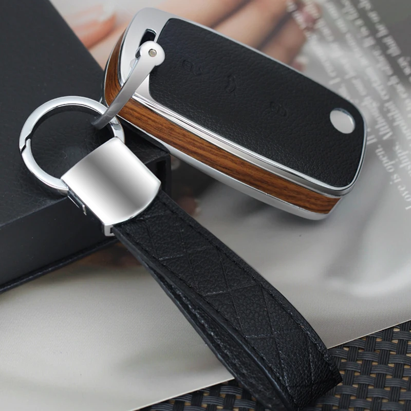 Чехол для автомобильного ключа чехол из дерева/углеродного волокна с