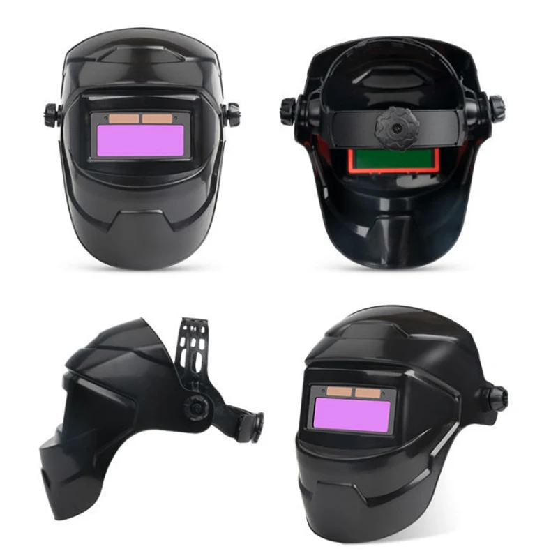 Welding Helmet Solar Automatic Variable Light Mask Chameleon Large View True Color Auto Darkening Dimming Glasses | Инструменты