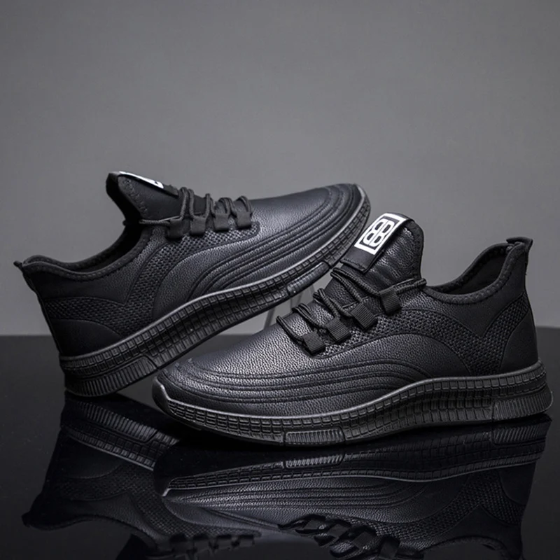 Мужская обувь повседневные неглубокие кружевные туфли на танкетке смешанных