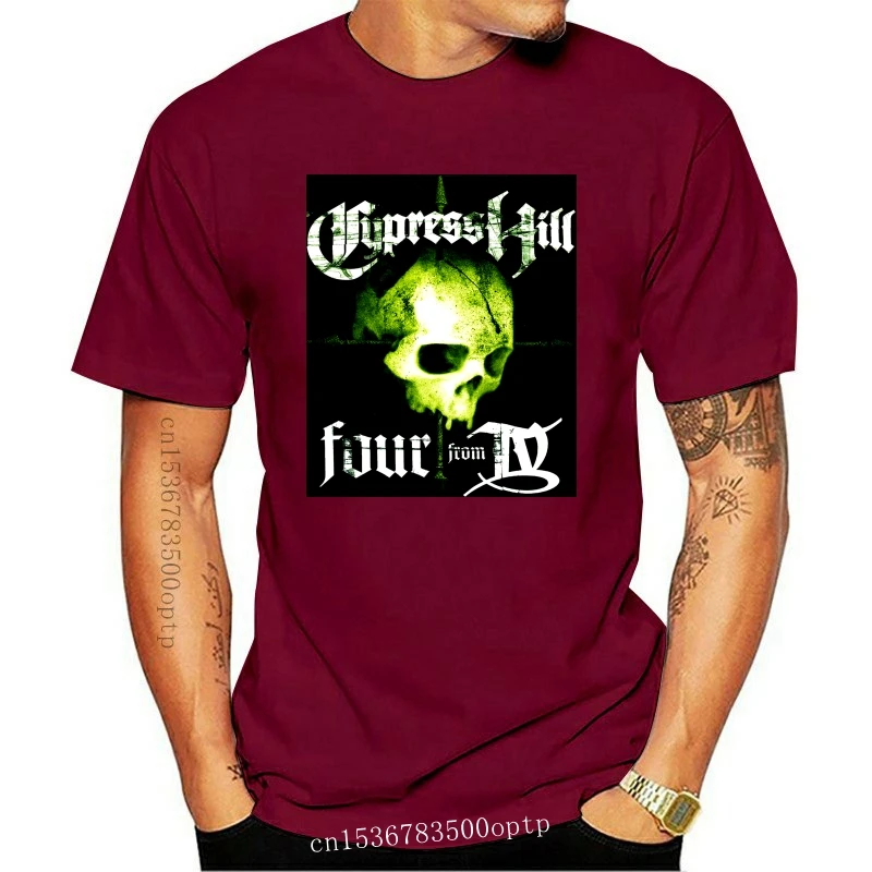 

Новая Винтажная Футболка Cypress Hill с двухсторонним принтом Four от IV Reprint