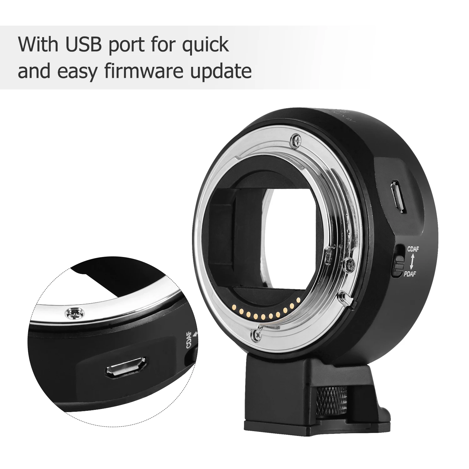 Andoer кольцо адаптер для крепления объектива цифровой Автофокус Canon EF/EF S Крепление