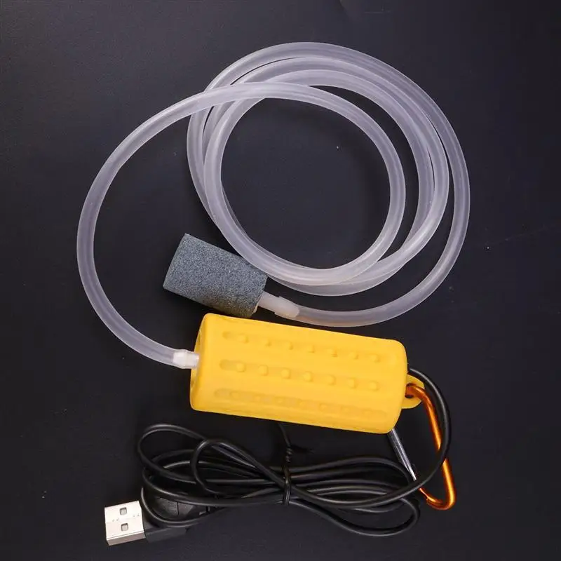 Тихий USB маленький воздушный пузырьковый диск Камень аэратор для аквариума Пруд