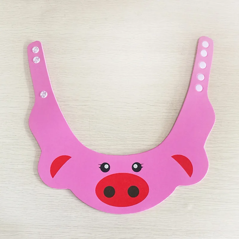 Новая регулируемая шапка для шампуня младенцев четырехскоростная мультяшная