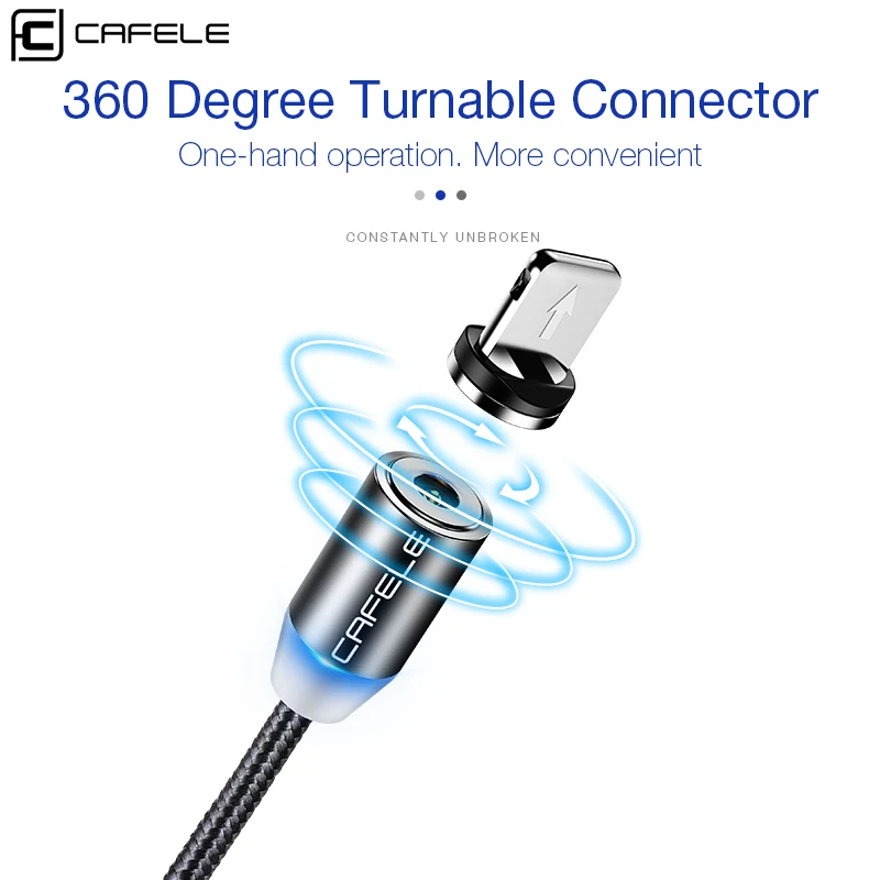 Новый светодиодный магнитный USB кабель для iPhone Micro C магнитное зарядное