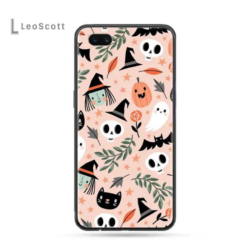 

Halloween horror cartoon funny Phone Case For OPPO F 1S 7 9 K1 A77 F3 RENO F11 A5 A9 2020 A73S R15 REALME PRO