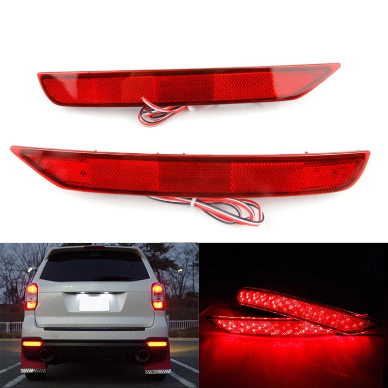 Автомобильный светодиодный задний бампер отражатель тормозной светильник для