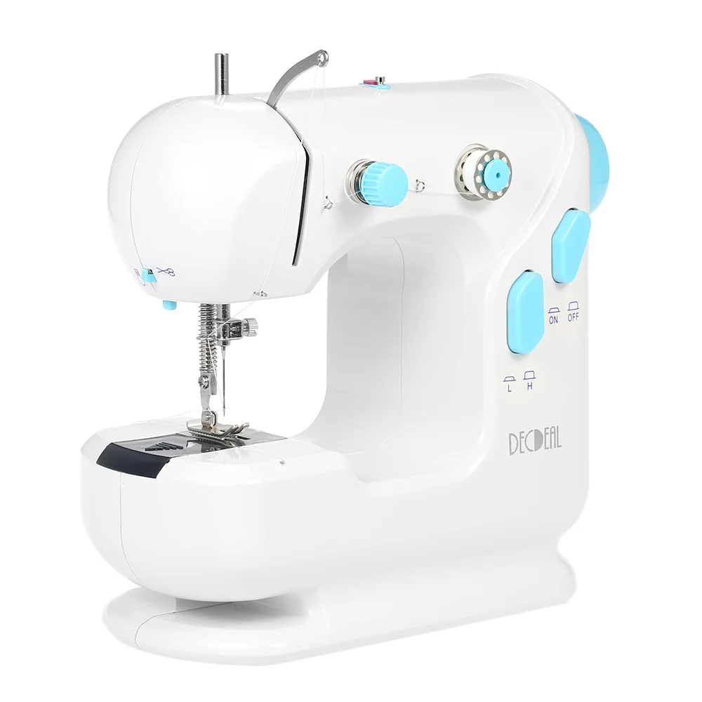 Многофункциональная электрическая бытовая швейная машина мини светодиодный