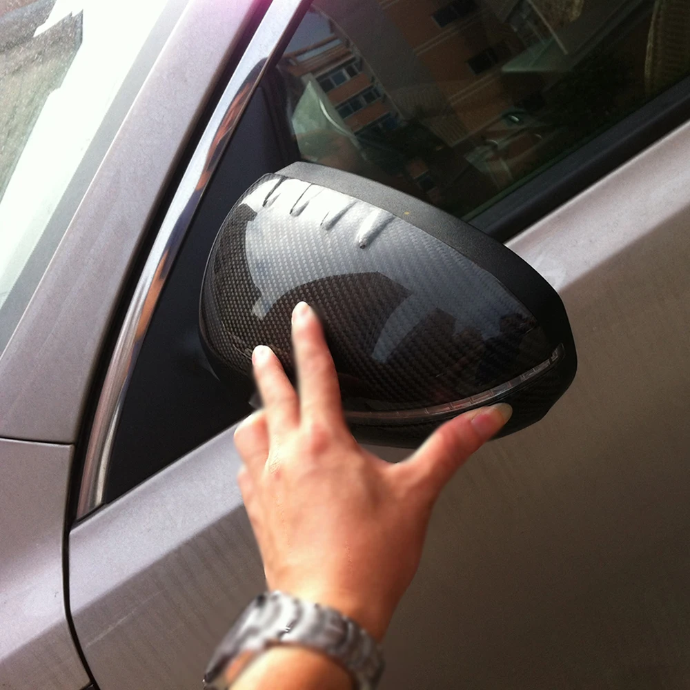 Чехлы для автомобильных зеркал из углеродного волокна боковые зеркальные