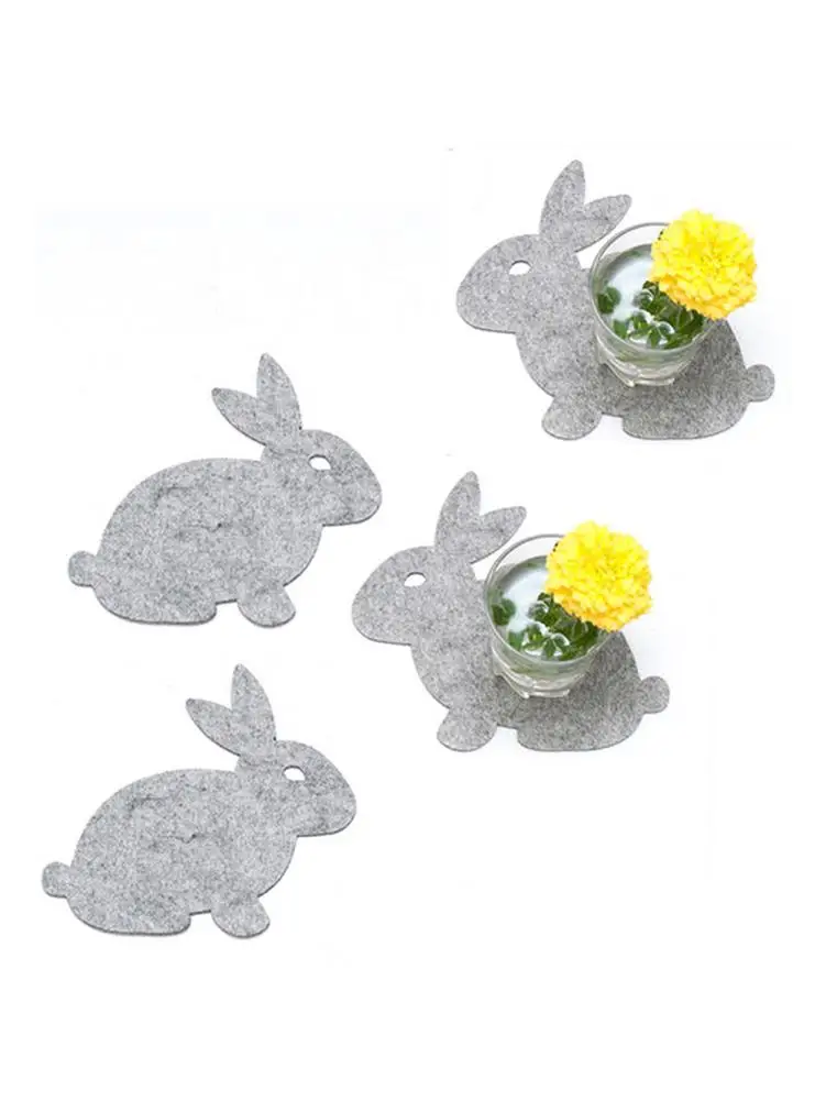 Пасхальный кролик столовых подставка обеденный коврик для дома Кухня