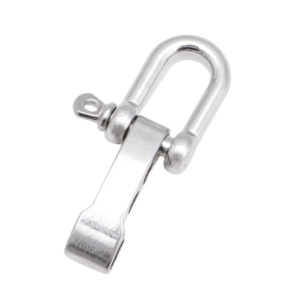

Stainless Steel U shape Adjustable Shackle Rope Paracord Bracelet Buckle