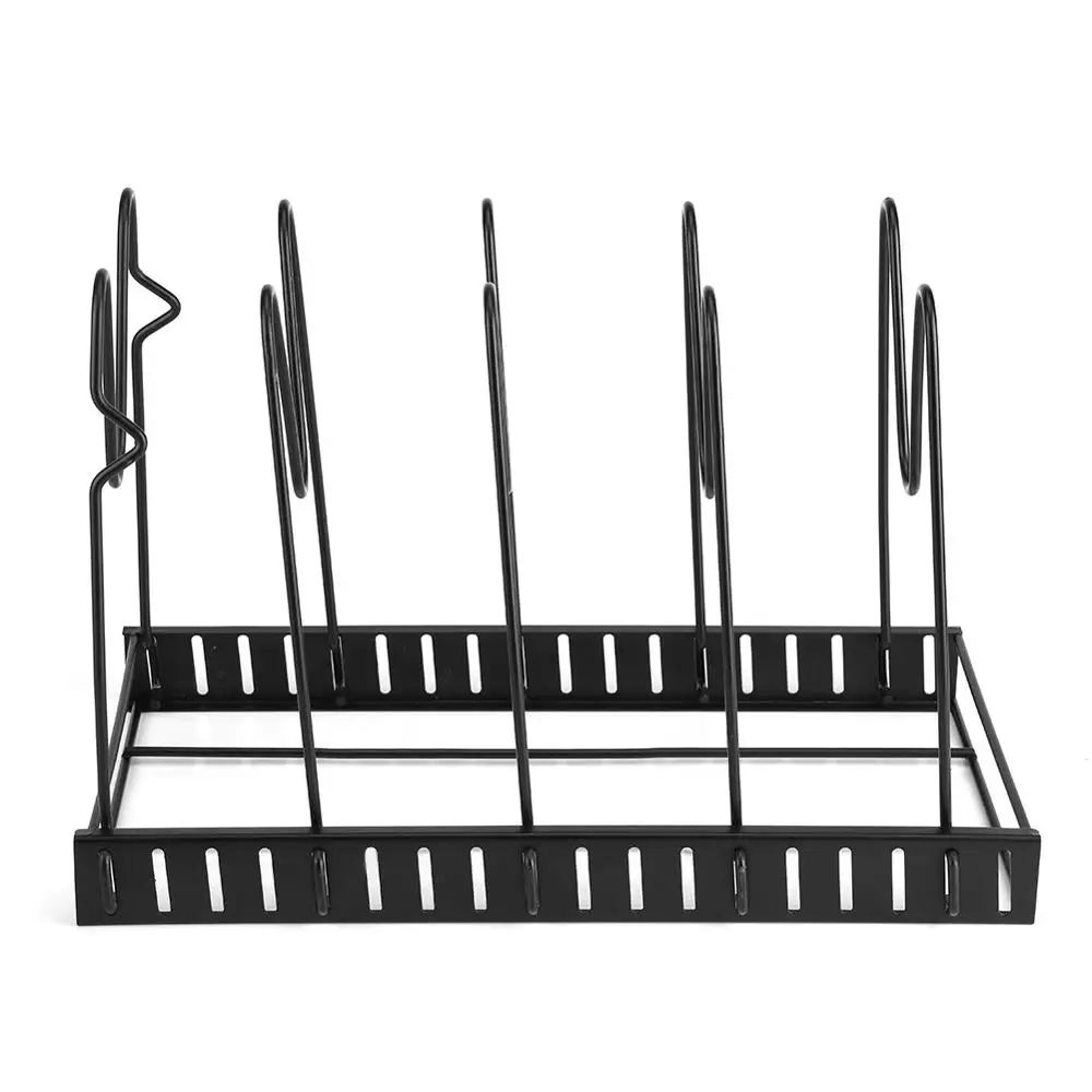 5 ярусов горшок крышка сковороды стеллаж для хранения Организатор Кухня посуда Non