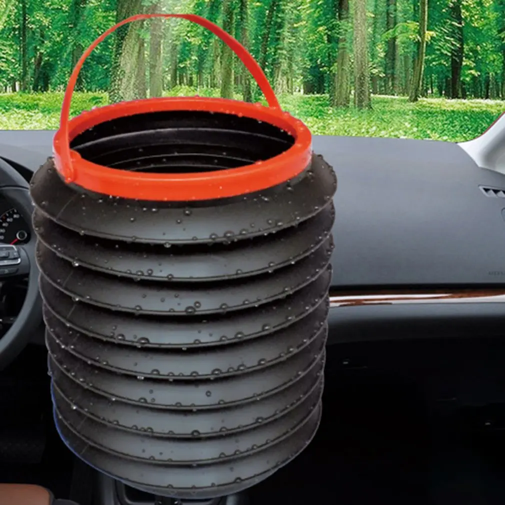 Автомобильный Телескопический бочонок складное ведро многофункциональный ящик