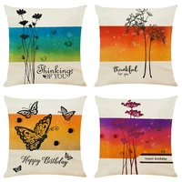 butterfly cushion cover hoga decorative pillow funda cojines 45x45 housse de coussin nordic throw pillow cover for sofa car