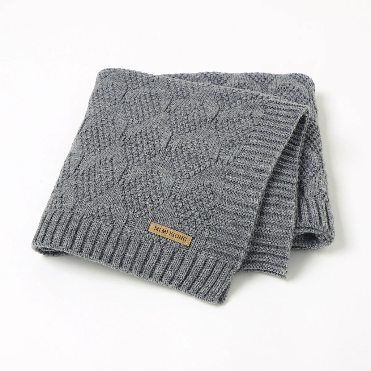 

Knitted Newborn Swaddle Stroller Bedding Wrap Baby Blankets Fashion Infantil Boys Girls Receiving Blanket Children Quilts