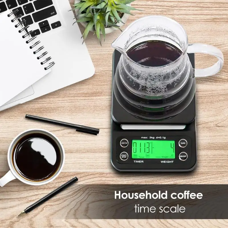 0 1 г капельные кофейные весы с таймером портативные электронные цифровые