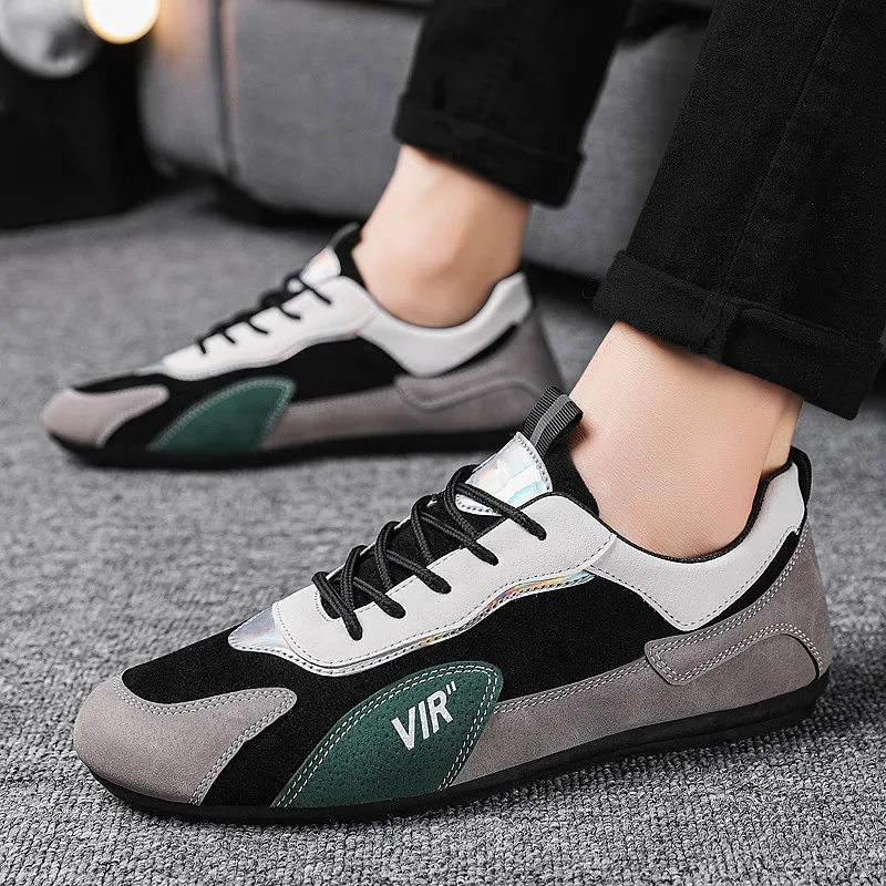 

Летние мужские повседневные туфли, мягкие мокасины из парусины, обувь на плоской подошве для вождения, дышащие слипоны, прогулочная обувь д...