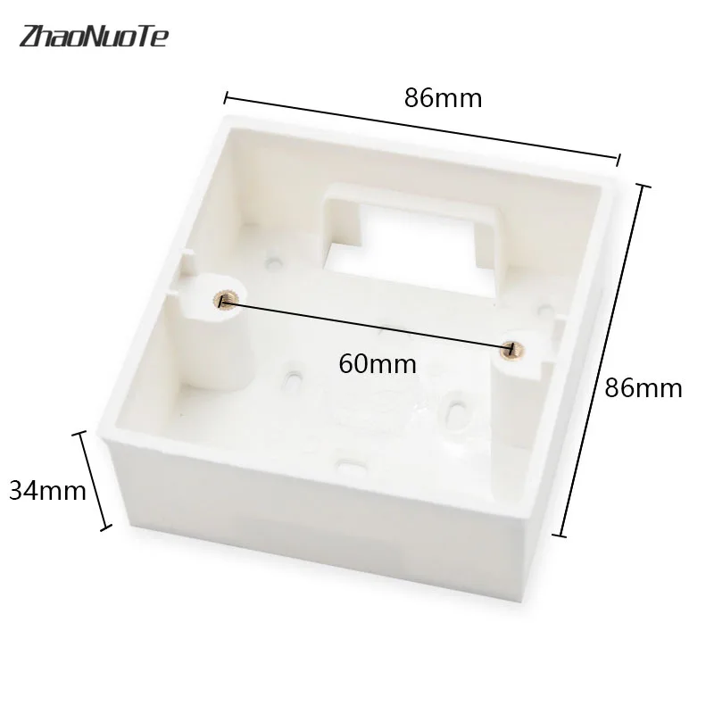 Внешнее крепление настенное переключатель коробка проводки 86*86*34 мм для 86 *