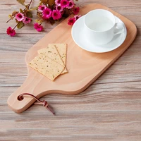 beech solid color cutting chopping board simple and windy bread board wooden dessert fruit plate kitchen tableware utensils