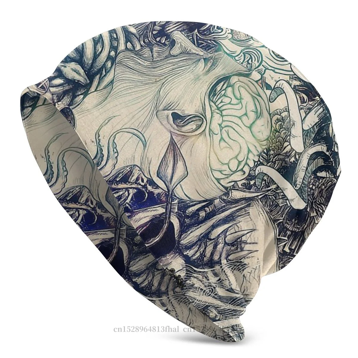 

Knit Hat Skull Brain And Bones Fashion Beanie Caps Ancient Egypt Egyptian Skullies Beanies Ski Caps Cotton Bonnet Hats