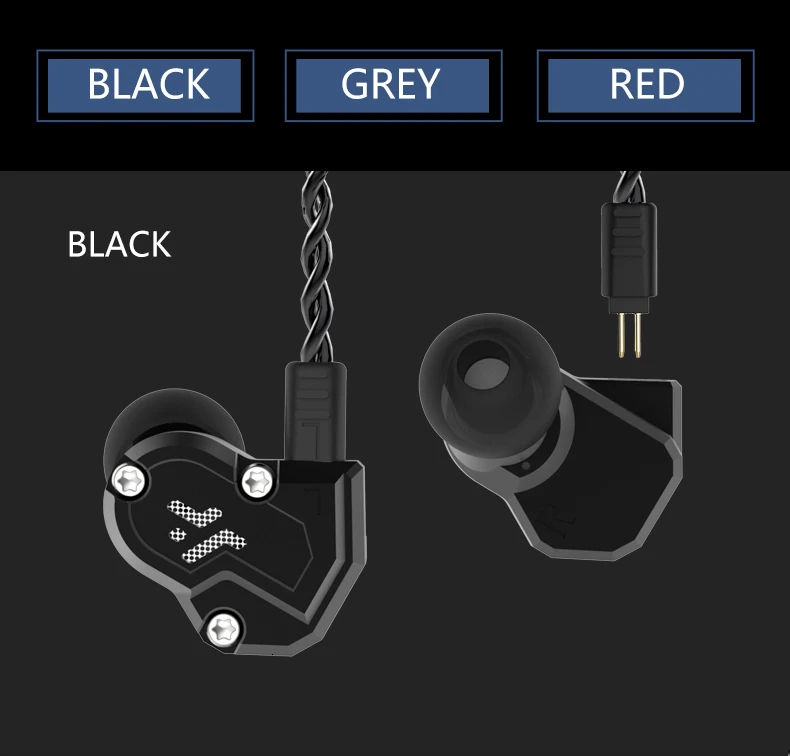 Revonext QT3s 2DD+ 2BA гибридные наушники-вкладыши HIFI DJ Monito, спортивные наушники для бега, наушники, гарнитура, вкладыши, обновление для QT2