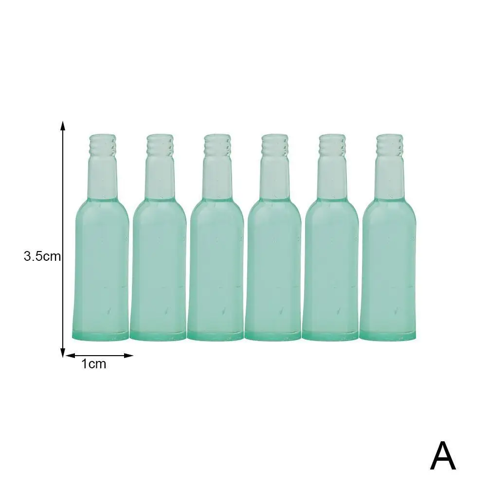

1/12 Dollhouse Miniature Accessories Mini Wine Bottle House Toys For Doll Box with Set Decoration Drinks Simulation Model S7V6
