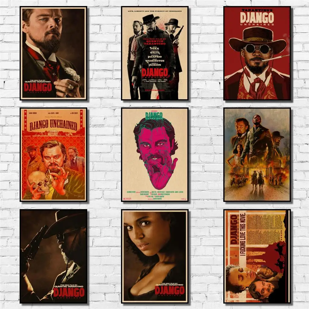 37 дизайнов картина Квентина дджанго развязанная искусственная живопись