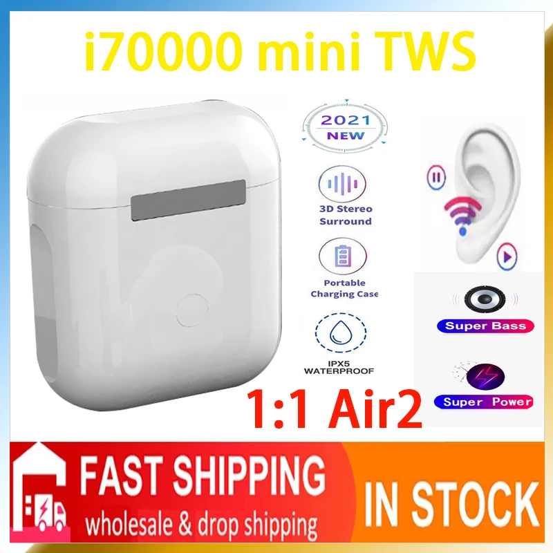 

2021 original i70000 mini TWS wireless bluetooth headset for Samsung Android Huawei Xiaomi Apple PKi18 i30 Air2 i7 i14 i99999 i9