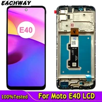 100 tested 6 5 lcd for motorola moto e40 lcd display touch screen digiziter assembly for moto e40 xt2159 3 xt2159 4 display