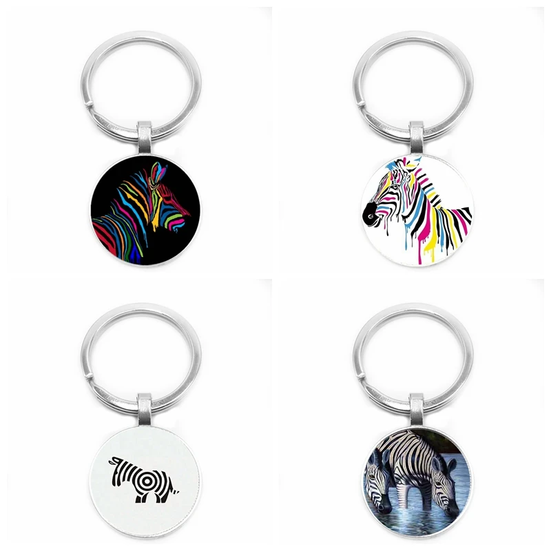 2019 ювелирные украшения животный мир нарисованный Зебра масляной живописи