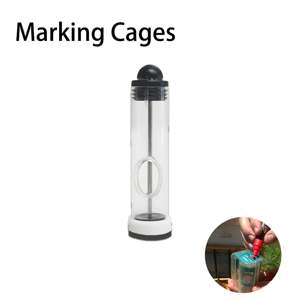 

Big Tube Queen Marking Cage Apiculture Durable Labeled Tools Plastic Marker Bottle Beekeeping Equipment Bee King Practical Box