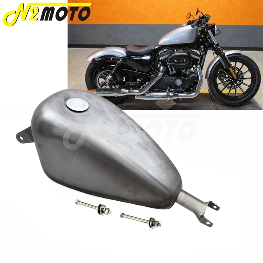 Неокрашенный топливный бак для мотоцикла 2 4 галлона масло галл EFI газовый Harley