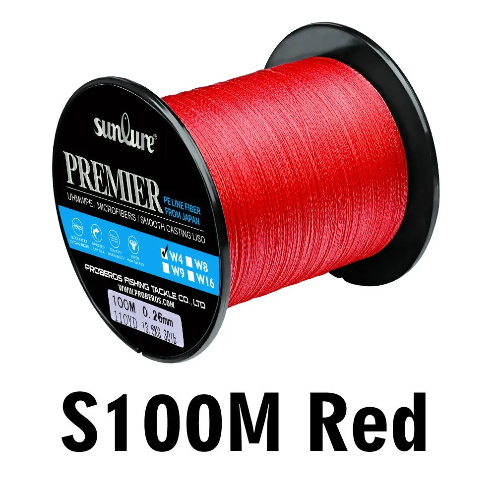 

New 100m 4 Braided Fishing Line PE Braided Line Seawater Fishing