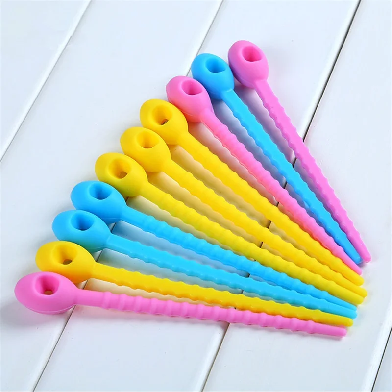 

Silicone Plastic Bag Sealing Clip Bags Food Bags Silica Gel Tie Bundling Kitchen Tools Environmental Cable Management