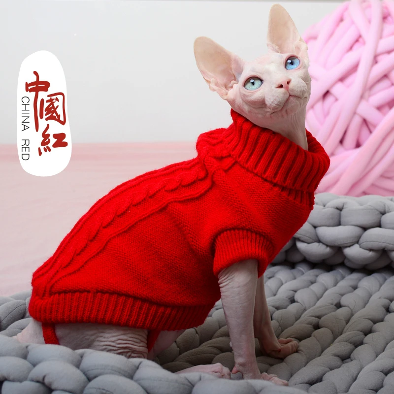 

[MPK] SWA Cat Sweater, Sweater for Cats And Small Dogs, Cat Clothing, 12 Choices Of Colors + 6 Sizes For Each Color Da