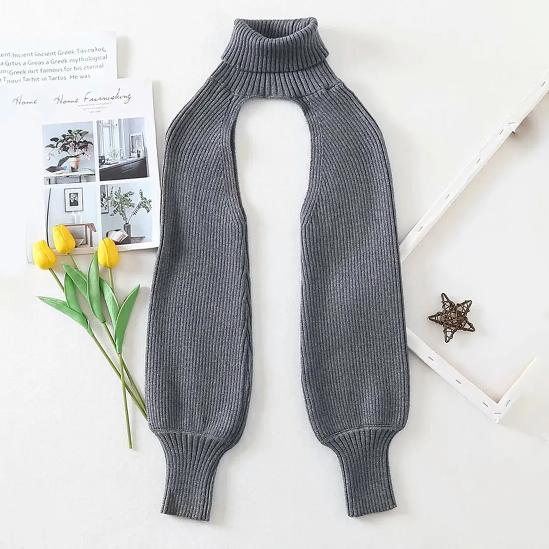 

omen Turtleneck Sexy Short Sweater 2021 Fashion Ladies Full Sleeve Female Streetwear Knitting Pullover Casual Tops