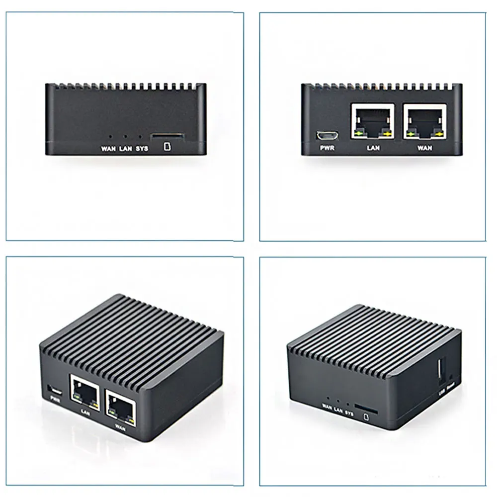 Шлюзы Ethernet NanoPi R2S с двойным Гбит/с поддержка системы OpenWrt LEDE плата V2ray Ssr Linux Rockchip
