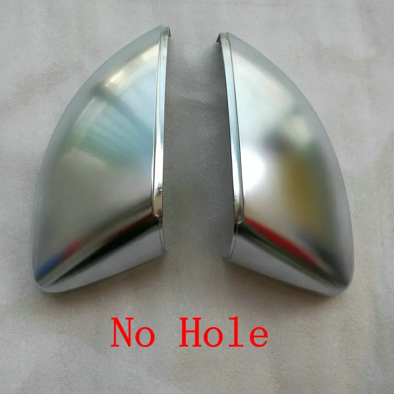 no blind spot hole Kibowear для Audi A3 8V S3 RS3 боковое зеркало крышки Серебро Матовый Хром Матовый алюминий 2013 Замена - Цвет: no blind spot hole