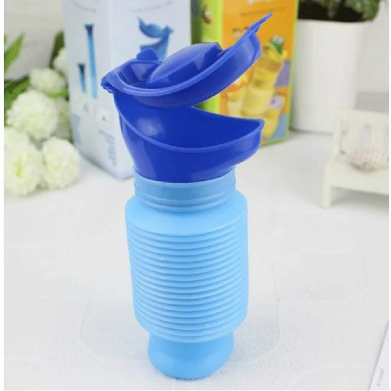 

Emergency Urinal Shrinkable 750ml Male Female Portable Toilet Potty Pee Urine Bottle Reusable Outdoor Camping Travel Personal