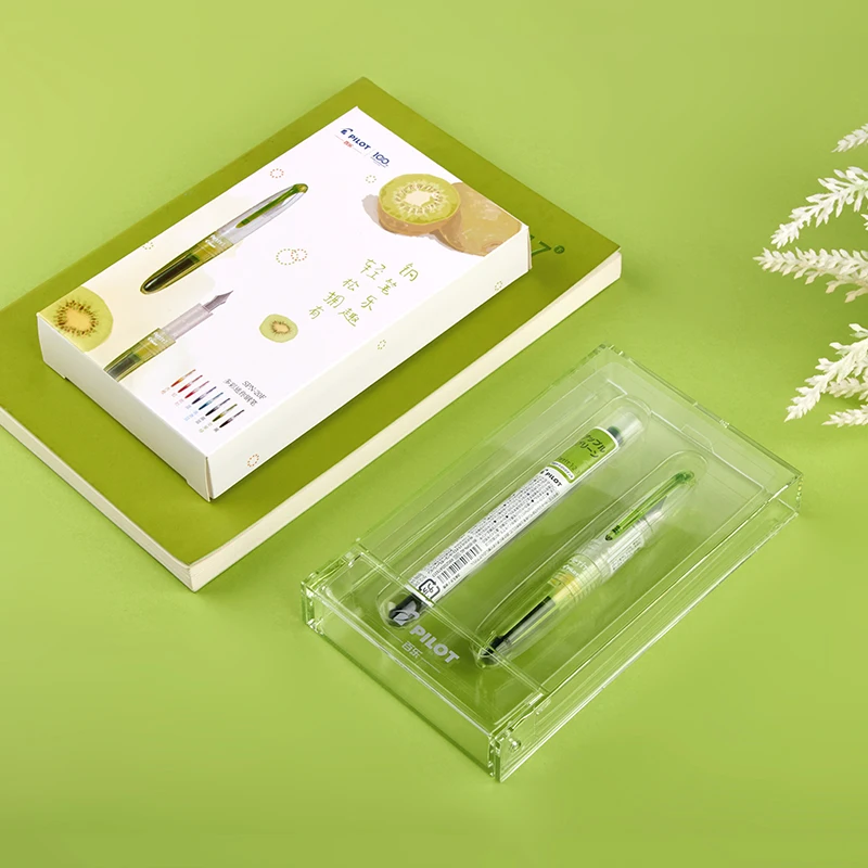 PILOT Mini перьевая ручка Набор F Перо SPN-20F 8 цветов прозрачная стержень студент