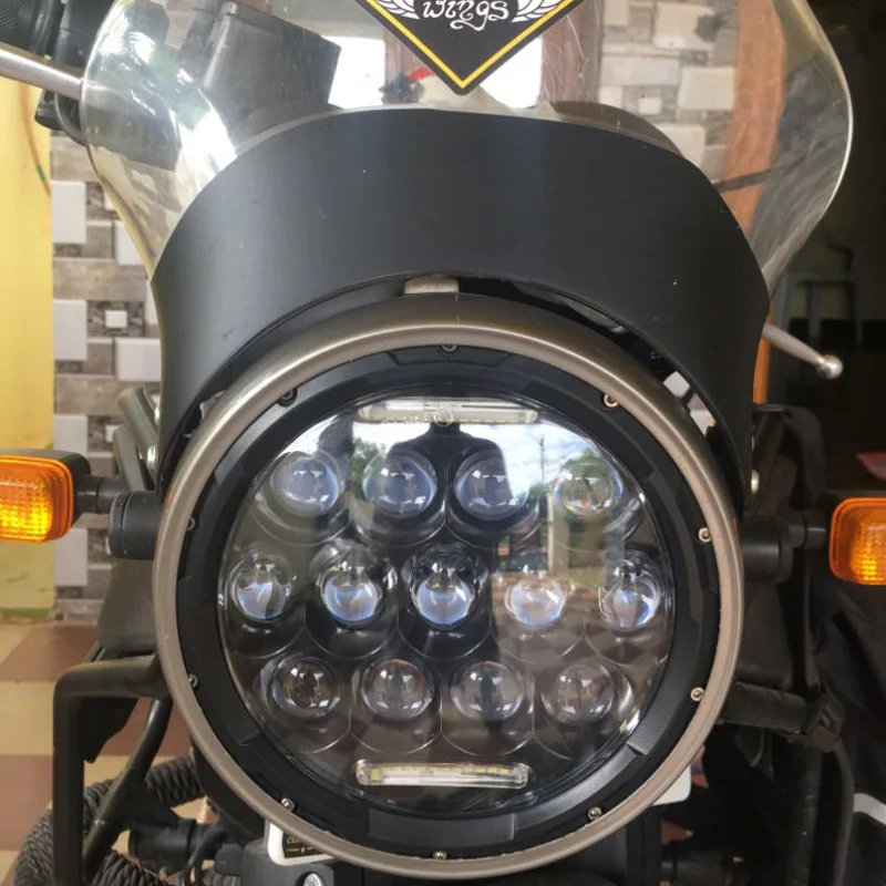 7 дюймовая круглая светодиодсветильник лампа 75 Вт для мотоцикла