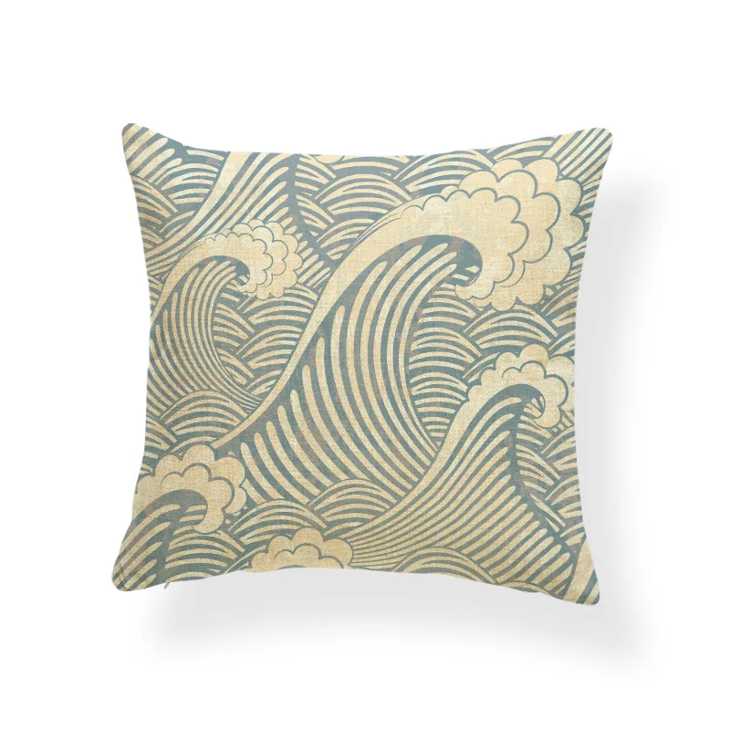 Синий зеленый морской волны наволочка для подушки Капа De Almofada диван чехол