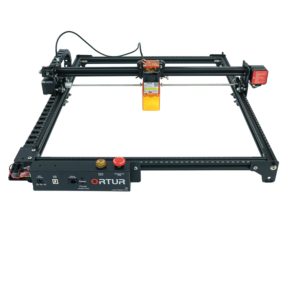 

ORTUR 20W DIY Laser Engraving Machine 400x400mm Laser Engraver Area Black CNC Laser Printer