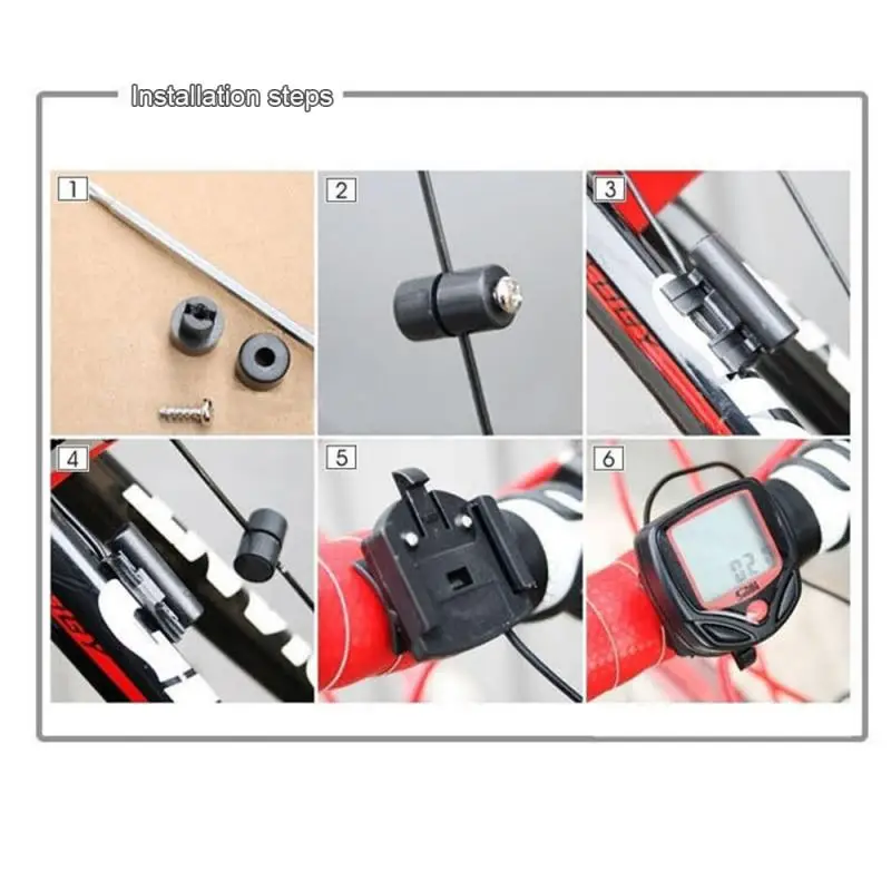 

Bicycle Accessories Computer Bicycle speedometer Waterproof Bicycle Bike Cycle LCD Display Digital Computer Speedometer Odometer