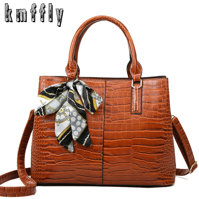 Роскошные сумки женские дизайнерские с каменным узором кожаные через плечо для