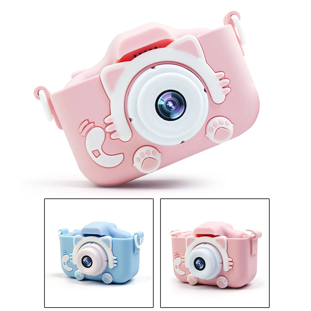 2 дюйма HD мини цифровая игрушка камера Дети милый мультфильм фотографии подарок