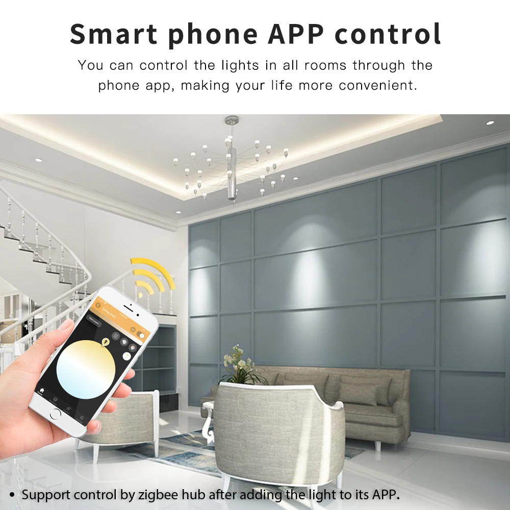 G светодиодный OPTO RGBCCT GU10 MR16 ZIGBEE ZLL RGB & двойной белый Цвет Светодиодный прожектор